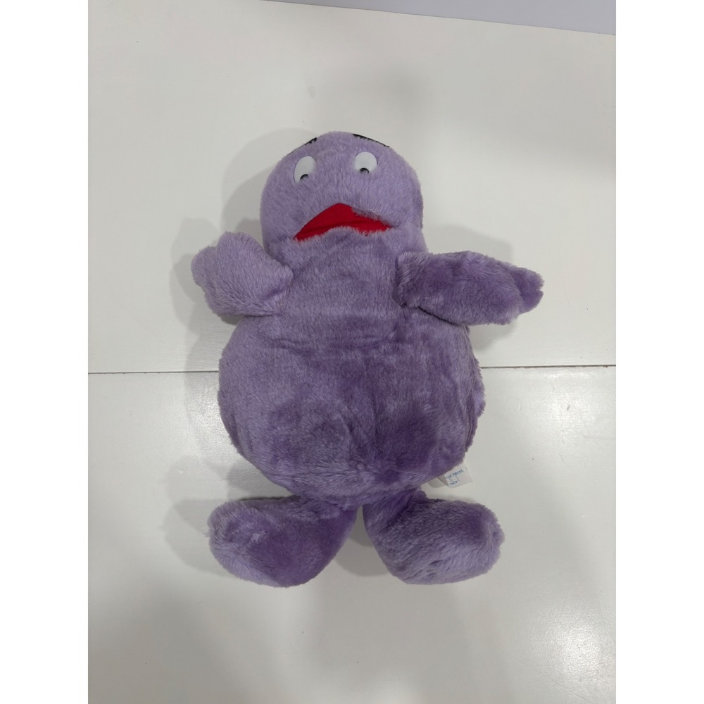 Vintage 1982 McDonalds Grimace Plush Purple Stuffed Toy 12 Inch Collectible
